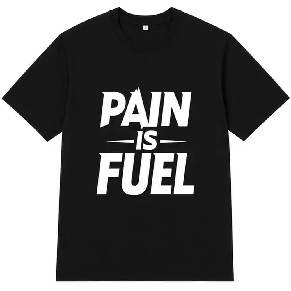 Fuel Fitness & Nutrition Oakbank - Футболка с принтом «Pain Is Fuel»,