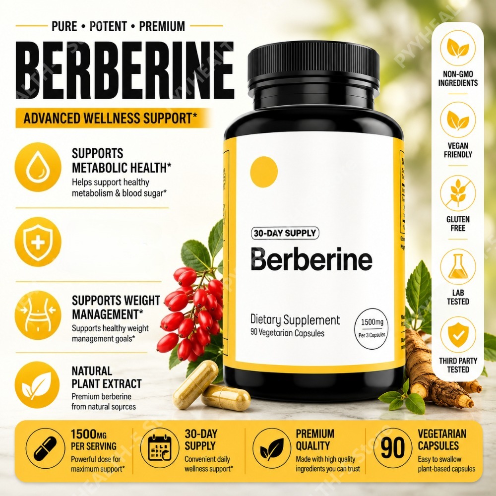 Berberine Hcl Capsule - Берберин HCl, 500 мг в капсуле,