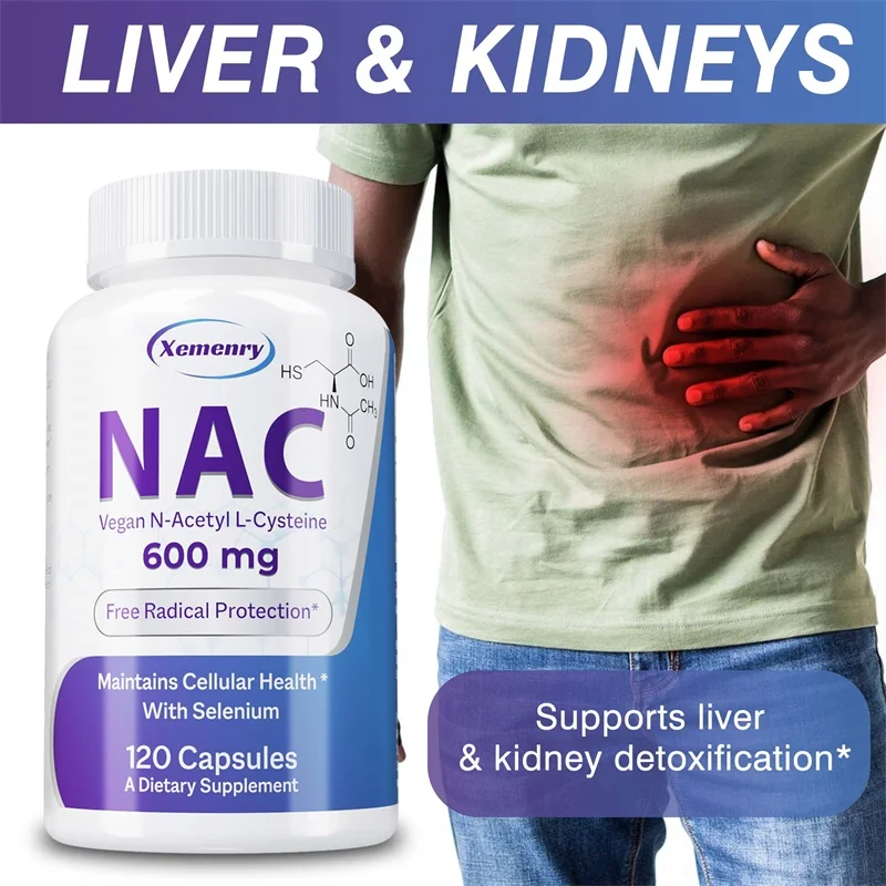 Nac N Acetyl Cysteine - Капсулы NAC 600 мг — поддерживают