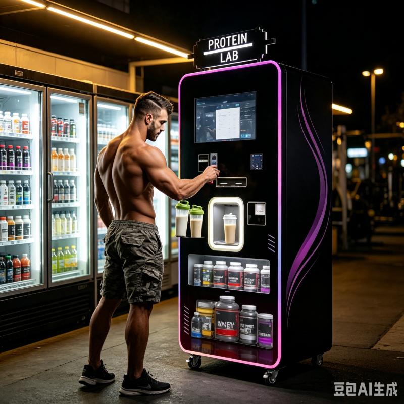 Nutrition Fitness Gym - Автомат по продаже протеиновых коктейлей, индивидуально