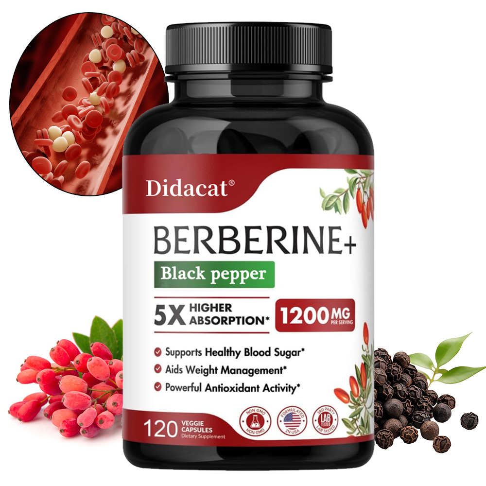 Berberine Hcl Capsule - Берберин 1200 мг - Ультрачистый 98%