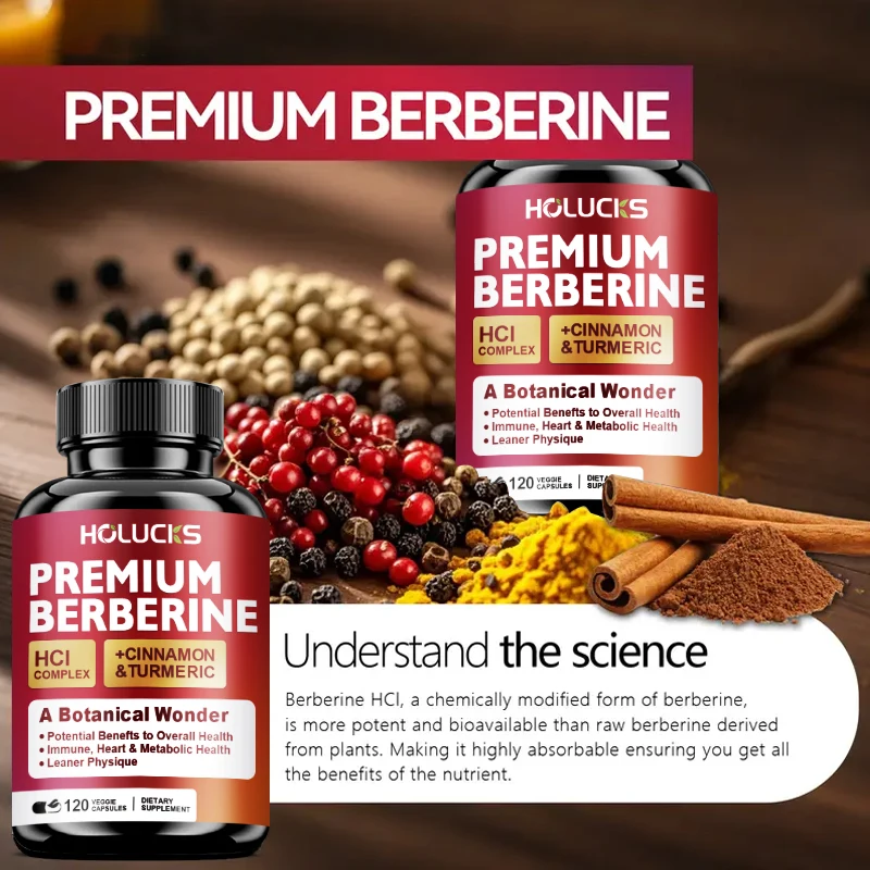 Комплекс Holucks Premium Berbe – обзор и цена Berberine Hcl Capsule