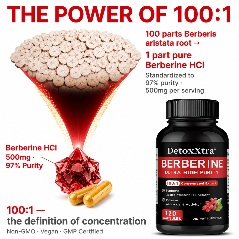 Капсулы берберина HCL 500 мг,  – обзор и цена Berberine Hcl Capsule