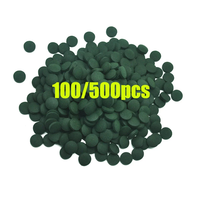 100-500 шт. таблетки спирулины – обзор и цена Spirulina Tablet Organic