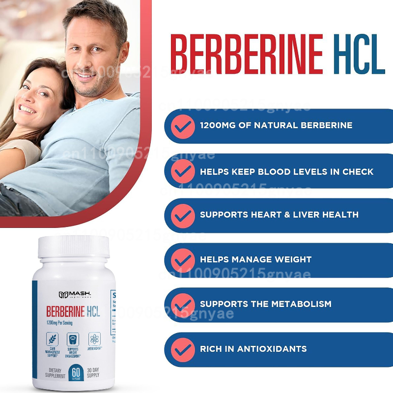 Premium Berberine HCL 1500 мг  – обзор и цена Berberine Hcl Capsule