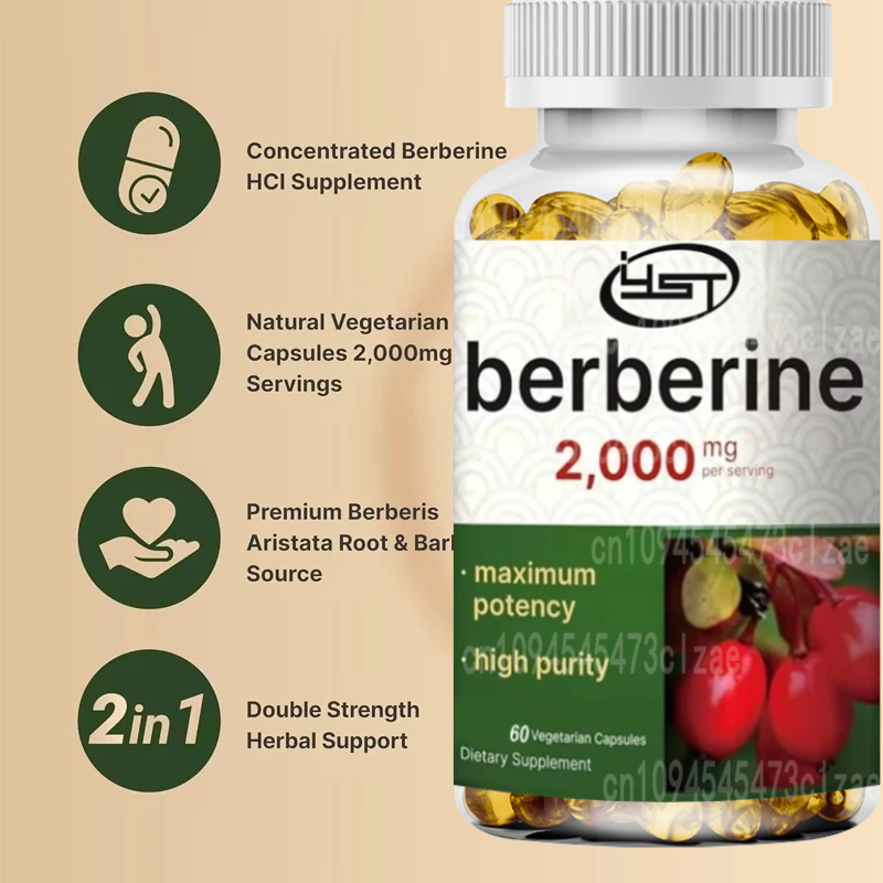 Берберинская добавка |   60 ве – обзор и цена Berberine Hcl Capsule