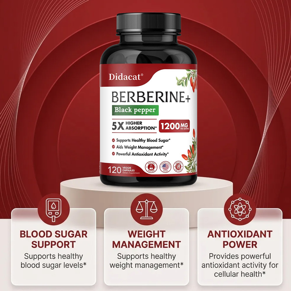 Берберин 1200 мг - Ультрачисты – обзор и цена Berberine Hcl Capsule