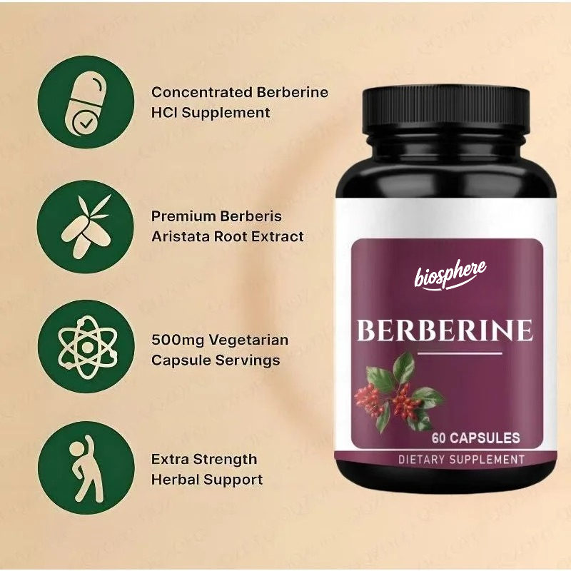Berberine Supplement-60 вегета – обзор и цена Berberine Hcl Capsule